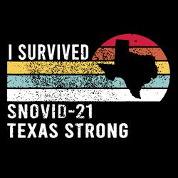 I Survived Snovid-21 Texas Strong Svg, Texas Snow Storm Svg, Texas Storm Svg, Snovid 21 logo Svg, Digital download