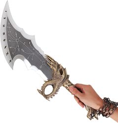 God of War,Kratos Blades of Chaos Real Full Metal,21inch Stainless Steel,1:1 Replica from The Game Weapon Prop
