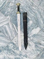 MEDIEVAL WARRIOR FANTASY SWORDS COMES WITH BLACK LEATHER SHEATH