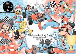 Mickey Mouse Racing Cars