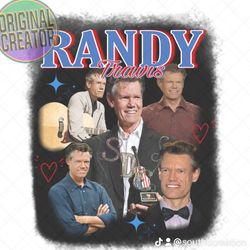 RANDY TRAIVS SUBLIMATION, RANDY TRAVIS BOOTLEG 90s style SHIRT DESIGN