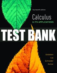 Test Bank For Calculus & Its Applications 14th Edition All Chapters