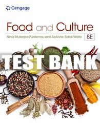 Test Bank For Food and Culture - 8th - 2024 All Chapters