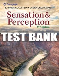 Test Bank For Sensation and Perception - 11th - 2022 All Chapters