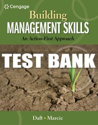 Test Bank For Building Management Skills: An Action-First Approach - 1st - 2014 All Chapters