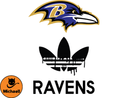 Baltimore Ravens PNG, Adidas NFL PNG, Football Team PNG,  NFL Teams PNG ,  NFL Logo Design 56