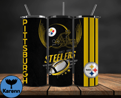 Pittsburgh Steelers Tumbler Wrap, NFL Logo Tumbler Png, NFL Design Png-39