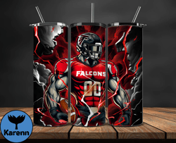 Atlanta Falcons Tumbler Wraps, Logo NFL Football Teams PNG,  NFL Sports Logos, NFL Tumbler PNG 2
