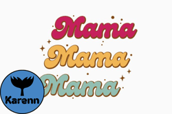 Retro Boy Mom SVG Mothers Day Design 418