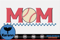 Mom – Retro Baseball SVG Design 274