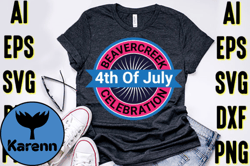 4th of July Typography T-shirt Design Design 52