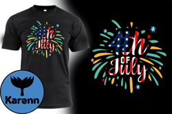 Happy 4th of July T-Shirt Design Design 91