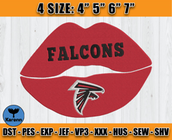 Atlanta Falcons Embroidery, NFL Falcons Embroidery, NFL Machine Embroidery Digital, 4 sizes Machine Emb Files-02-Karenn