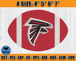 Atlanta Falcons Embroidery, NFL Falcons Embroidery, NFL Machine Embroidery Digital, 4 sizes Machine Emb Files -13-Karenn