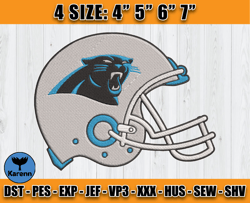 Panthers Embroidery, NFL Panthers Embroidery, NFL Machine Embroidery Digital, 4 sizes Machine Emb Files -19 Karenn