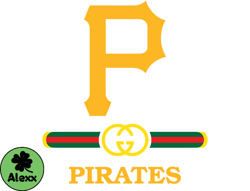Pittsburgh Pirates PNG, Gucci MLB PNG, Baseball Team PNG,  MLB Teams PNG ,  MLB Logo Design 27