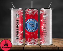 Tennessee Titans Christmas Tumbler Png, NFL Merry Christmas Png, NFL, NFL Football Png 64