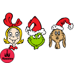 Grinch Christmas SVG, christmas svg, grinch svg, grinchy green svg, funny grinch svg, cute grinch svg, santa hat svg 73