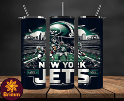 New York Jets Tumbler Wrap, American Football Tumbler PNG - 23
