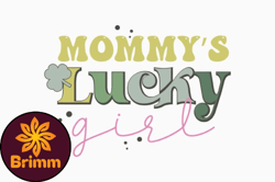 Lucky Mommy St Patricks Day SVG Retro