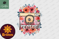 Stay Focus Photography Vintage PNG