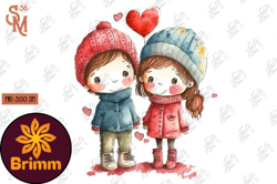 Valentine Boy and Girl Sublimation
