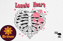 Skeleton Heart Valentines Sublimation