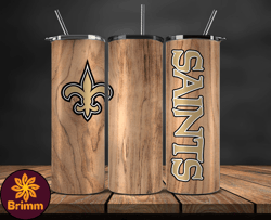 New Orleans Saints Tumbler Wrap, NFL Logo Tumbler Png, NFL Design Png-65