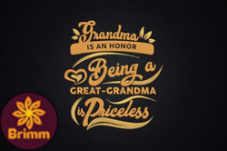 Being Grandma is an Honor Gift for Mom Design 92