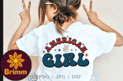 American Girl SVG, 4th of July PNG Shirt Design 43