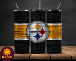 Pittsburgh Steelers NFL Logo, NFL Tumbler Png , NFL Teams, NFL Tumbler Wrap Design 01