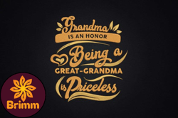 Being Grandma is an Honor Gift for Mom Design 92