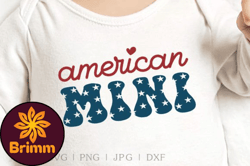 American Mini SVG, Baby 4th of July PNG Design 44