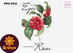 Vintage Flower Rose PNG Sublimation Design 179