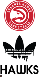 Atlanta Hawks PNG, Adidas NBA PNG, Basketball Team PNG,  NBA Teams PNG ,  NBA Logo Design 14