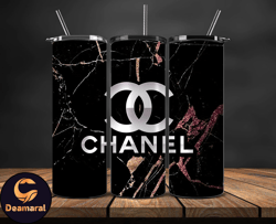 chanel  tumbler wrap, chanel tumbler png, chanel logo, luxury tumbler wraps, logo fashion  design 121