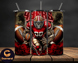 San Francisco 49ers Tumbler Wrap, Football Wraps, Logo Football PNG, Logo NFL PNG, All Football Team PNG - 28
