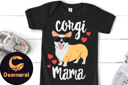 Corgi Mom Dog Mama Lover, Mothers Day Design 17