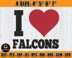 Atlanta Falcons Embroidery, NFL Falcons Embroidery, NFL Machine Embroidery Digital, 4 sizes Machine Emb Files-06-Deamara