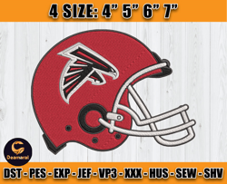 Atlanta Falcons Embroidery, NFL Falcons Embroidery, NFL Machine Embroidery Digital, 4 sizes Machine Emb Files -17-Deamar