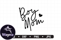 Boy Mom Png Mothers Day Sublimation Design 133