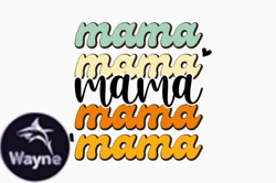 Cool Retro Mom Life SVG Mothers Day Design 419