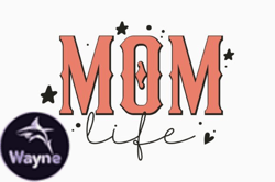 Retro Mom Life Lightning Bolt SVG  DesignDesign13