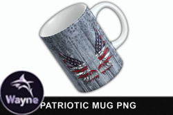 Patriotic Mug Design PNG Design 16