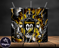 Pittsburgh Steelers Tumbler Wraps, Logo NFL Football Teams PNG,  NFL Sports Logos, NFL Tumbler PNG 27