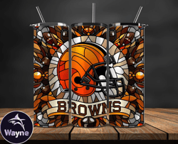 Cleveland Browns Logo NFL, Football Teams PNG, NFL Tumbler Wraps PNG Design 74
