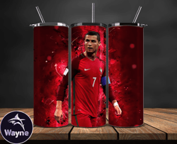Ronaldo Tumbler Wrap ,Cristiano Ronaldo Tumbler Design, Ronaldo 20oz Skinny Tumbler Wrap 02