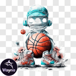 Cartoon Character Promoting Sports and Athletics PNG Design 51