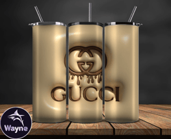 Gucci Tumbler Wrap, Logo LV 3d Inflatable, Fashion Patterns, Logo Fashion Tumbler -12 by Wayne