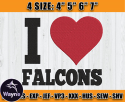 Atlanta Falcons Embroidery, NFL Falcons Embroidery, NFL Machine Embroidery Digital, 4 sizes Machine Emb Files-06-Wayne